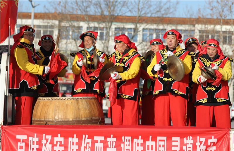 樂陵戰(zhàn)鼓巡演賀新春。