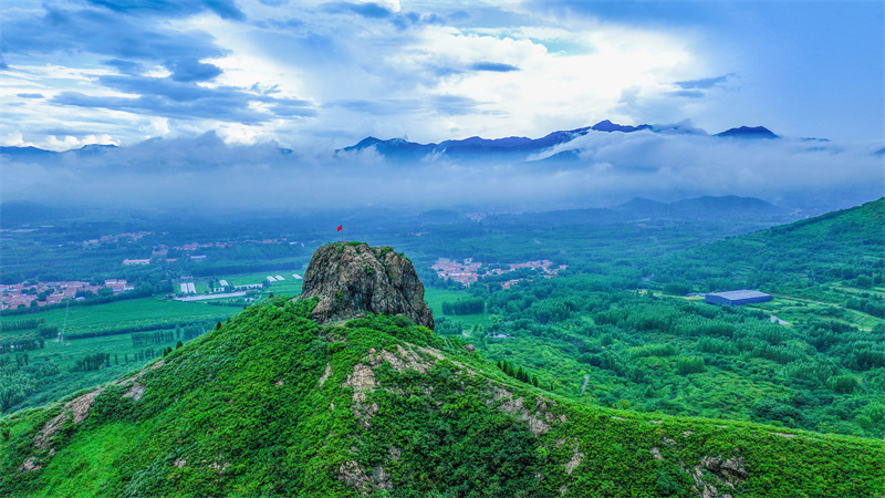 山東省鄒平市黃山街道印臺(tái)山景觀。