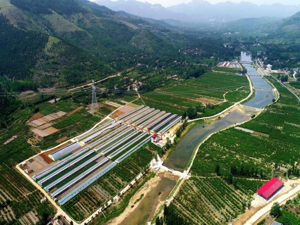 入湖河流金水河治理后。