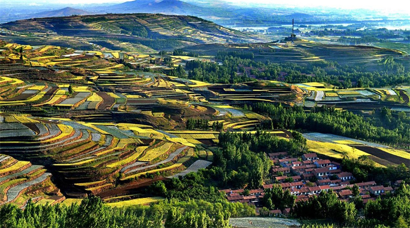 安丘云端梯田自駕旅游公路