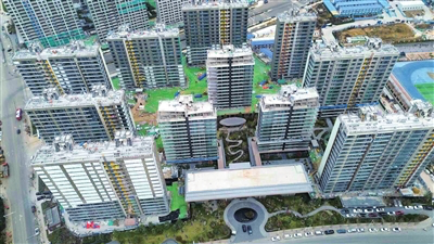 越秀·青鐵和樾府項目。 嶗山區(qū)委宣傳部供圖