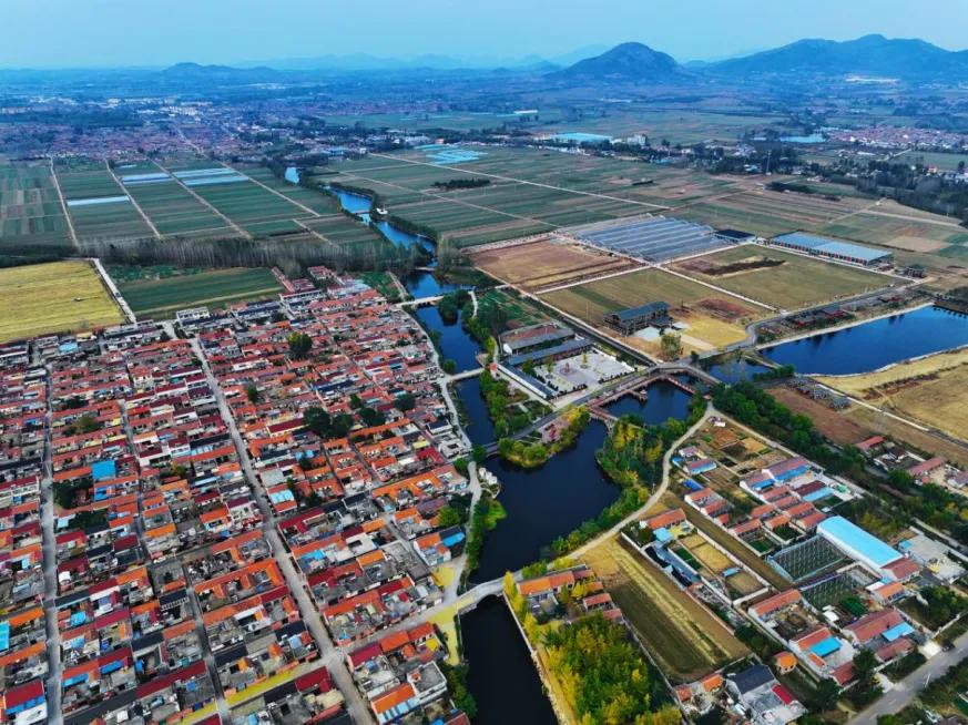 嶺泉鎮(zhèn)“稻香河畔 田園研學”鄉(xiāng)村振興示范片風貌。喬春棟攝