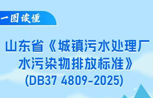 一圖讀懂 |山東省《城鎮(zhèn)污水處理廠水污染物排放標準》（DB37 4809—2025）