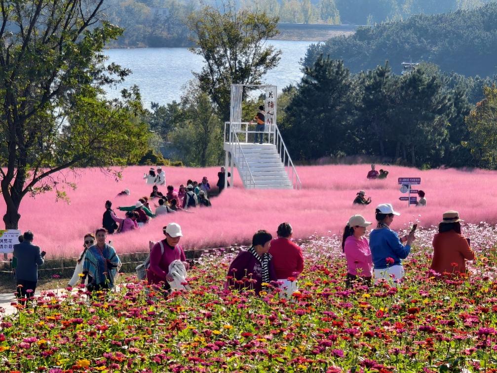 如詩(shī)如畫(huà)的“花語(yǔ)人間”景區(qū)