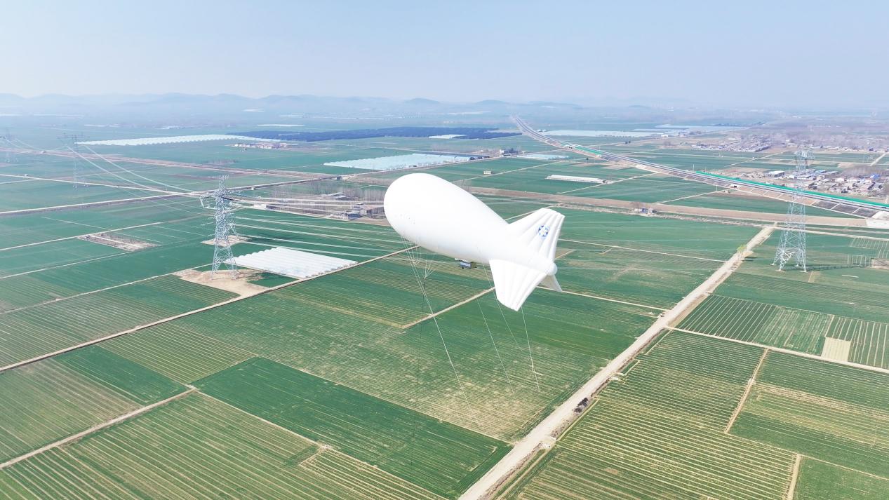 國網(wǎng)山東電力應(yīng)用浮空器開展電力作業(yè)現(xiàn)場安全管控