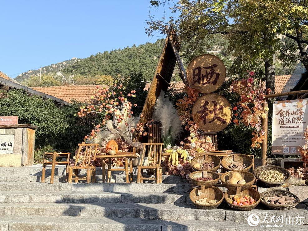 東麥窯村民宿接待中心。 人民網 李子悅攝